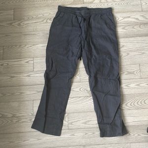 BLACK LINEN PANT